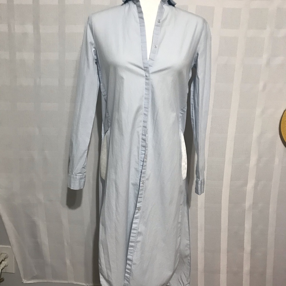 Zara long button down